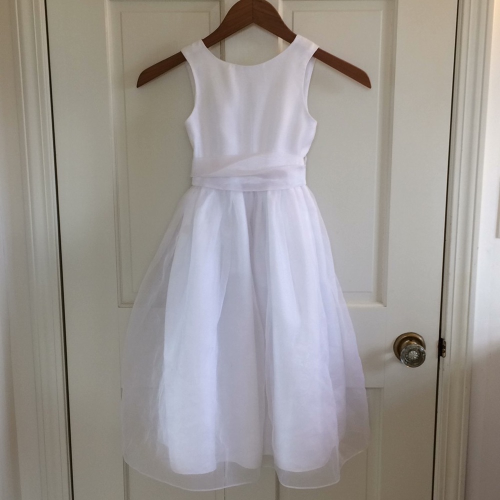David’s Bridal flower girl dress